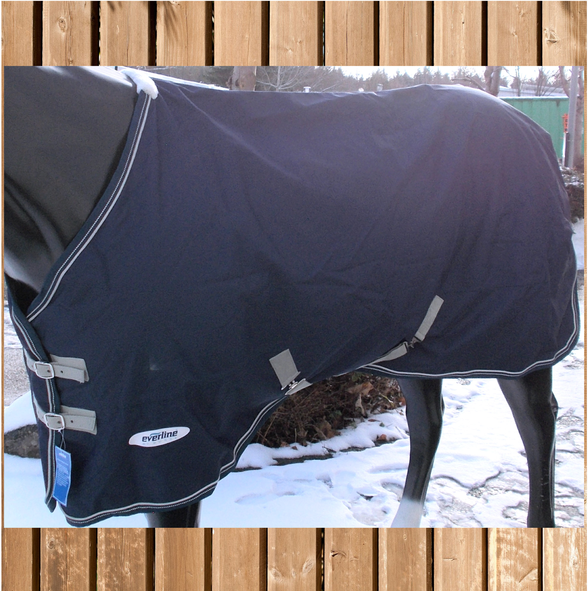 Everline Weidedecke Fleece, Regendecke, navy-reflect